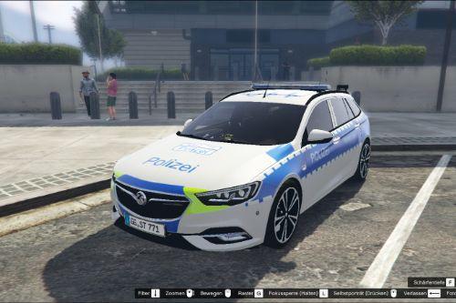 Vauxhall Insignia Police / Emergency Car (ELS) livery-pack with german license plate  / German police and emergency livery-pack